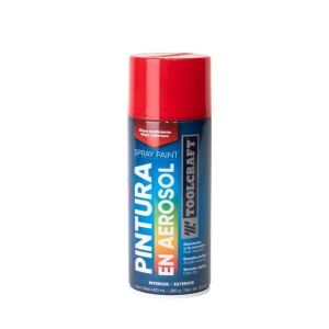 AEROSOL ROJO BRILLANTE 300ML 200GR 10OZ WF0682 TOOLCRAFT WF0682