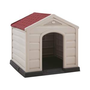   CASA PARA PERRO TAUPE ROJO 12700 RIMAX 12700