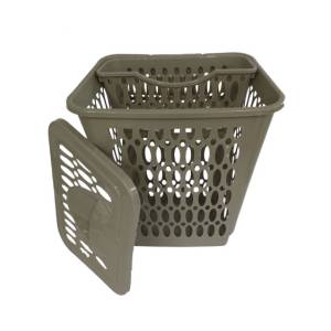   CESTA PARA ROPA CUADRADA WENGUE 1175 COLPLAST 1175