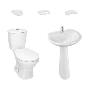 COMBO LAGUNA CON PEDESTAL 4.8 BLANCO 325051001
