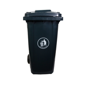   CONTENEDOR P/BASURA 240 LTS TASK PRO NEGRO 1007034 IL1007034