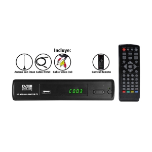   DECODIFICADOR C/WIFI CON ANTENA Y CABLE HDMI HT8332 HT HT8332