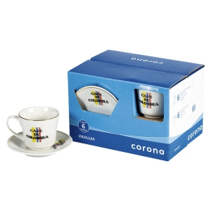 ESTUCHE 6 TERNOS CAFE COLOMBIA CORONA SP1701010212