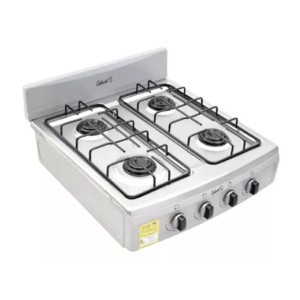ESTUFA GAS 4PT LUJO A INOX Q.ES GP 4374 CONTINENTAL 3024124374