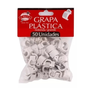 GRAPA PLASTICA REDON #9 GRANDE (bolsax50uni) C.A MEJIA 5211R09B01