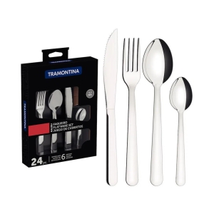   JGO CUBIERTOS 24 PZAS MALIBU TRAMONTINA 23798/046