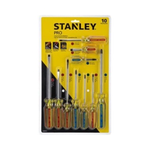 JGO DESTORNILLADORES PRO 10PZAS STANLEY STHT69172