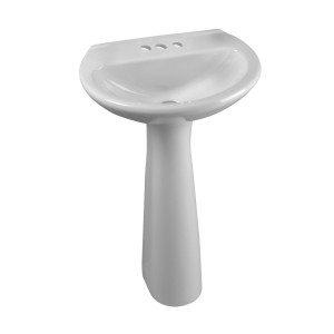 LAVAMANOS MILANO CON PEDESTAL. BCO BLANCO 514111001