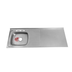 LAVAPLATOS ACERO INOX 150X50 LISO E/DER MEZC 1726 NORTH  NM1726