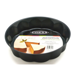 MOLDE REDONDO BORDE FLOR 27x5.5CM 77116 PRESS VH1183