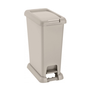 BASURERO PEDAL 35 L 8798 TAUPE RIMAX 8798