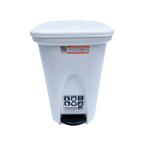 PAPELERA 25 LITROS RESIDUOS BLANCA T/V RIMO 14779