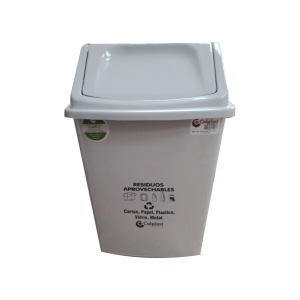   PAPELERA DE VAIVEN VEINTY DOS (22)LTS - BLANCO 1128 COLPLAST 1128