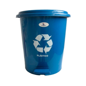   PAPELERA PEDAL 12LT PELET AZUL OSCURO 260 COLP 260