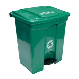   PAPELERA PEDAL 60LT PEL MAR VERDE OSC 258 COLPLAST 258