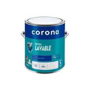 PINTURA LAVABLE BLANCO 1/4GL CORONA 407551271