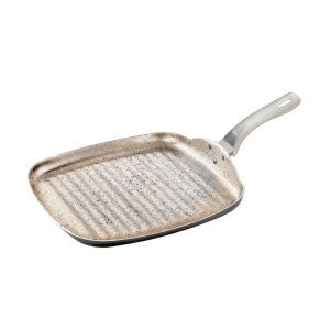 PLANCHA ANTIADHERENTE 27X28 CM RIZADA GOLD 3650 NORT NM3650