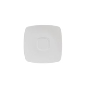 PLATO TE 16CM CUADRADO OSLO BLANCO PL1100910312 CORONA PL1100910312