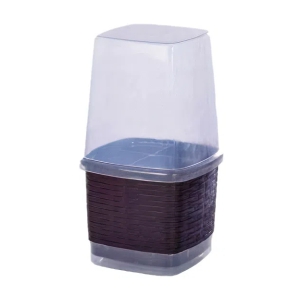 PORTACUBIERTOS RATTAN C/TAPA 11470 NP 11470