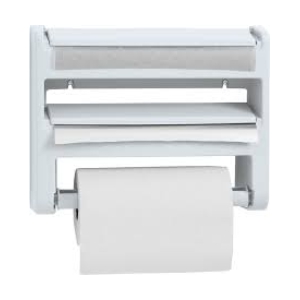 PORTARR TRIPLE + TOALLA COCINA 8032 BLANCO RIMAX 8032
