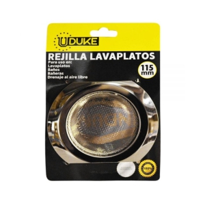 REJILLA PISO ACERO INOXIDABLE 10X10 UDUKE OVALADA (HT1327) HT13658