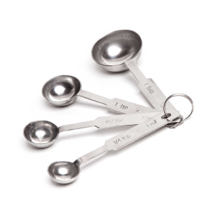 SET 4 CUCHARAS MEDIDORAS ACERO INOX TAATI-008370 ALUMAR TAATI-008370