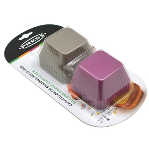   SET CAPACILLOS SILICONA U CUADRADOS 77234 PRESS 77234