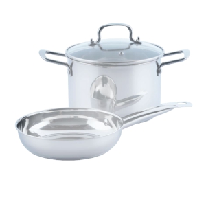   SET PLATINO SARTEN 20 + OLLA 20 TV UNIVERSAL L39032