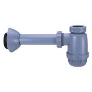 SIFON BOTELLA PLASTICO 11/4P GRIS GRICOL 01-1940-04S