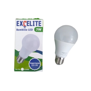 BOMBILLO LED A-19 A60 7W 6400K E-27 100-265V EXCELITE EX5739