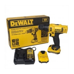 TALADRO PERCUTOR 3/8 12V 2BATERIAS Y CARGADOR DCD716D2-B3 DEWALT DCD716D2-B3