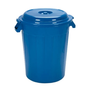 TANQUE 80LT C/TAPA AZUL OSCURO 187 COLPLAST 187