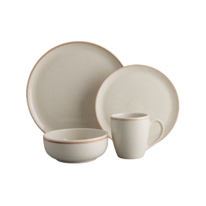 VAJILLA 4-16 CAOBA BEIGE VL1605040116 CORONA VL1605040116