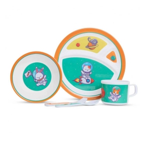   VAJILLA INFANTIL 5PZAS MELAMINA SURTIDAS HEVIM-05 299897031 299897031