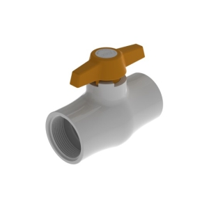 VALVULA BOLA 1 1/2 ROSCAR PVC LIVIANA 3307 PCP PCP3307
