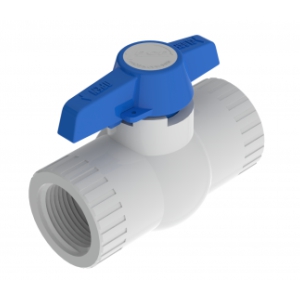 VALVULA BOLA 2 ROSCAR 3075 PVC PESADA  PCP PCP3075