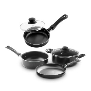   BATERIA 4PZ+CACEROLA TV 12CM UNIVERSAL