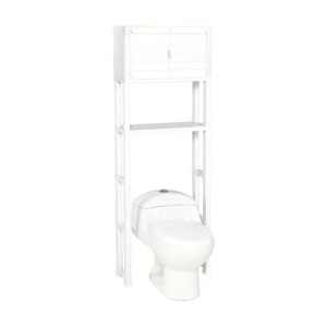 ESTANTE ORGANIZADOR BAÑO C/PUERTAS BLANCO RIMAX