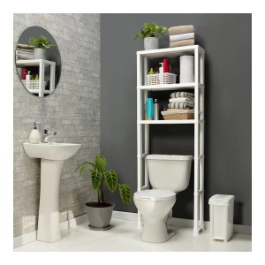   ESTANTE ORGANIZADOR PARA BAÑO 3N BLANCO RIMAX