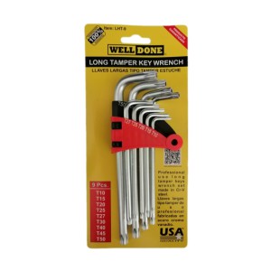LLAVES BRISTOL TORX JGO 8 PCS WELLDONE