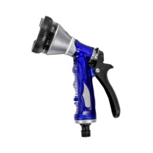 PISTOLA P/AGUA 8 FUNCIONES ZINCALLOY 